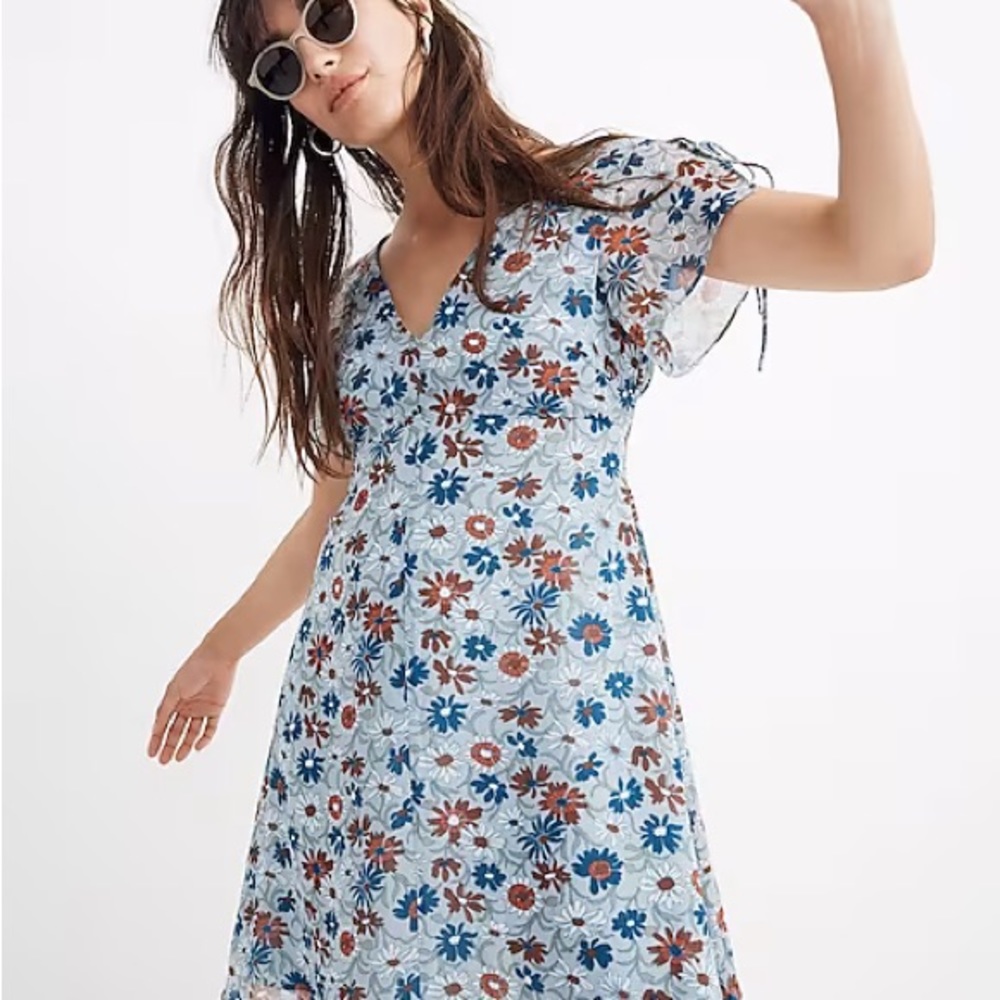 Madewell Floral Dress Size 16